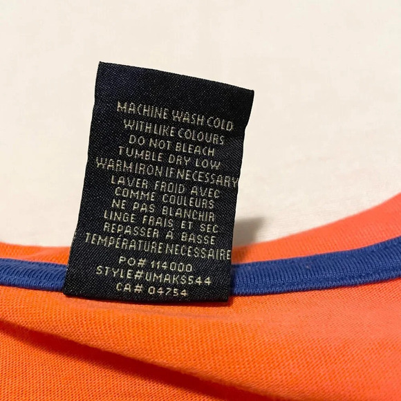 US Polo Assn Orange Mens Tshirt Mens Medium Shirt - Picture 4 of 16